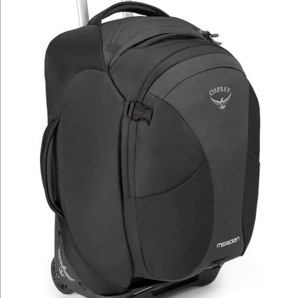 Osprey Meridian 60 roller bag with detachable day pack
